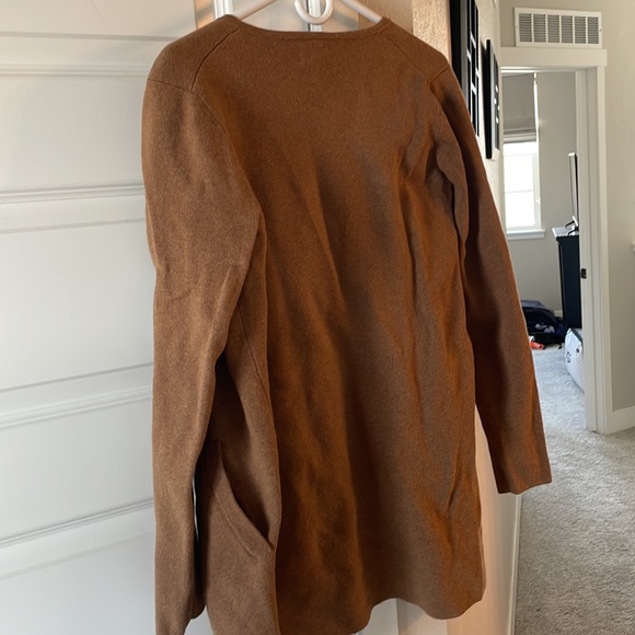 J. Crew Factory Camel Blazer Cardigan - Picture 5 of 5